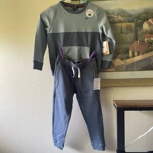 Eddie Bauer Light Blue Sweatshirt Set